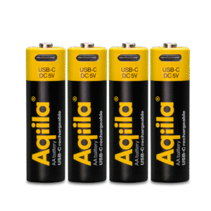 Rechargeable USB-C battery - AA – 1.5V / 2000mAh (4 pcs)