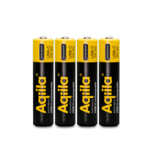Rechargeable USB-C battery - AAA – 1.5V / 600mAh (4 pcs)